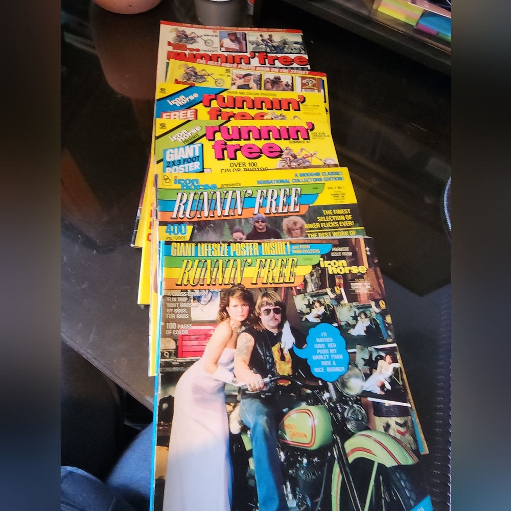 Vibtage running free magazine lot
